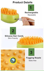 2024 3-in-1 Pet Grooming Tool: Detangling Brush for Massage and Hair Removal, Versatile for Cats and Dogs