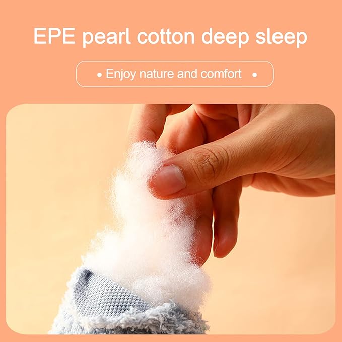 Cat Pillows for Indoor Cats, Soft Fluffy Dog Calming Pillow, Little Dog Pillows, U Shaped Half Donut Cuddler with Cute Embroidery, Washable Neck Protector Pillows for Small Dogs and Cats (white)