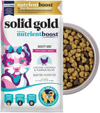 Solid Gold Toy & Small Breed Dry Dog Food Small Bites – Real Chicken, Grain Free Gluten Free, High Fiber Healthy Kibble w/Probiotics for Gut Health & Digestion Support – NutrientBoost™ – 3.75LB