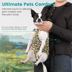 Inspack Dog Cat Backpack Carrier, Dog Carrier Comfortable for Small Medium Dogs, Pet Dog Front Chest Carriers Backpacks, Puppy Carrier Sling Backpack, Holder Papoose for Baby Cat Body【Small Size】