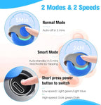 2025 New Upgrade Speedy Tail Cat Toy, Smart Interactive Pet Toys Comes with 4 Tails, Reinforced Version of The Cat Toys Balls, Two Speed Adjustment (Blue)