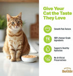 Because it's Better Pate Complete Meal, Chicken Recipe, 2.6 oz Pouches, Wet Cat Food, 12 Count