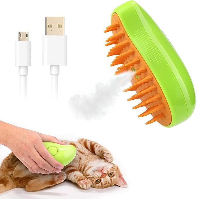 2024 Multifunctional Pet Grooming Brush - 3-in-1 Detangling and Massage Comb for Removing Loose Hair from Cats and Dogs