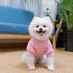 KOOLTAIL Basic Dog Hoodie - Soft and Warm Dog Hoodie Sweater with Leash Hole and Pocket, Dog Winter Coat, Cold Weather Clothes Sweatshirt for Small Medium Large Dogs Puppy Cat Boys Girls Pink SM