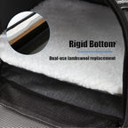 Pet Carrier Backpack with Sturdy Steel Frame for Easy Travel & Comfort, Privacy-Focused Pet Carrier Backpack for Secret Adventures (Grey, M:33X29X44CM/13"X11.4"X17.3")