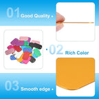 MECCANIXITY Blank Dog Tags Rectangle Blank Aluminum Blank Keychains Laser Engraving Blanks ID Name Tag Metal Personalized Pet Tags for DIY Crafts Gold, 300 Pack