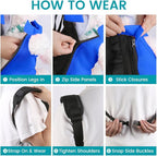 Dog Backpack Carrier, Pet Sling Front Backpack for Small Medium Dogs 10-16 Lbs, Legs Out, Adjustable Wearable Puppy Chest Travel Bag, Thick Straps & Cushion, Easy-Fit for Hiking/Walking/Camping