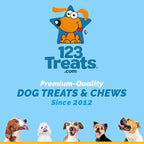 123 Treats Goat Horns for Dogs Chews 9-11 inches (2 Count - Large) 100% Natural Long Lasting chew for Dogs