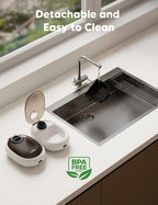 WOPET Automatic Cat Feeder, 48-Hour Programmable Pet Food Dispenser, Built-in Ice Gel Packs for Freshness – Ideal for Wet Food, Yogurt & Canned Meals – Perfect for Cats, Kittens & Small Dogs