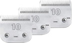 10 Blade Dog Grooming Compatible with Andis/Wahl/Oster Dog Clippers 3 Pack