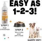 Dinovite Lickochops for Dog & Cat Supplement Enhanced with Omega-6, 3 Fatty Acids, Probiotics and Vitamin E, 16 oz with Pump