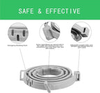 Flea and Tick Collar for Cats,12-Month Protection, Natural Ingredients, Waterproof & Adjustable,Includes Flea Comb & Tick Removal Tool,2 Pack