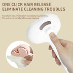 3-in-1 Steam Brush for Cats - Self Cleaning Cat Brush with Anti-Static & Shedding Control, Rechargeable Pet Grooming Tool for Long/Short Hair Cats & Dogs(White)