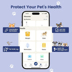 Dog ID Tag with QR Code & NFC, Silent Silicone Dog Name Tags Personalized for Pets- Scan QR for Instant Location Alert, Emergency Contact and Modifiable Pet Profile (Blue)