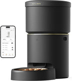 PETLIBRO Automatic Dog Feeder, 5G Wi-Fi 8L Large Dog Food Dispenser with Vacuum-Sealed Cat Feeder for Airtight Storage, Auto Pet Feeder with 187mm Large Food Tray for Medium Large Breed Dog Cat 34Cups