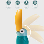 Dog Water Bottle, Leak Proof Portable Puppy Water Dispenser, Travel Puppy Water Bowl, Foldable Dog Water Bottle for Pets Outdoor Walking, Hiking, Travel, Food Grade Plastic (White, 16.23 fl. oz)