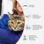 Cozy Comfort Carrier - X-Large Cobalt Blue Cat Carrier Soft for Grooming, Vet Visits, Medication Administration, Dental Care, Nail Trimming, and Car Travel