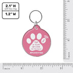 MYLUCKYTAG NFC & QR Code Smart Pet ID Tag - Personalized Dog & Cat Tag, Online Pet Profile, Location Alert Email
