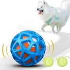 seagi Interactive Dog Toys – Durable Automatic Bouncing & Vibrating Interactive Dog Ball for Smart Play, Motion-Activated Moving Dog Toy for Small/Medium/Large Dogs,USB Rechargeable (Blue)