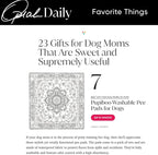 PUPIBOO Washable Pee Pads for Dogs and Cats - Super Absorbent Reusable Puppy Training Pads - 100% Waterproof, Leak-Proof & Non-Slip Whelping Pads for Pet Housebreaking