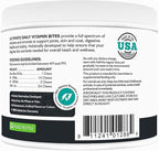 Only Natural Pet Ultimate Daily Vitamins - Complete Multivitamin Supplement for Dogs Balanced Health & Vitality - Senior Small & Large Canine Food Immune Digestive Support -60 Soft Chews (Pack of 2)