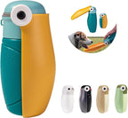 Dog Water Bottle, Leak Proof Portable Puppy Water Dispenser, Travel Puppy Water Bowl, Foldable Dog Water Bottle for Pets Outdoor Walking, Hiking, Travel, Food Grade Plastic (Khaki, 16.23 fl. oz)