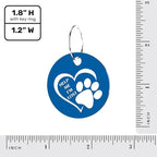MYLUCKYTAG QR Code Stainless Steel Personalized Dog ID Tag, Digital Profile, Email Alerts