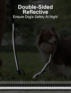 Heavy Duty Dog Leash, 4-6FT Shock Absorbing Dog Leashes with Traffic Handle and Comfortable Padded Handles, Advanced Easy Metal Clip, No Pull Reflective Leash for Medium Large Dogs That Pull (Black)