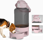 52oz Dog Water Bottle Portable - Travel Dog Water Bowl - Camping, Walking (Pink)