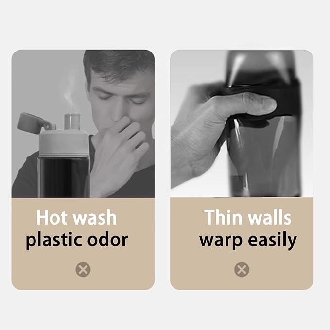 50oz Leakproof Dog Water Bottle for Hiking & Camping with Pet Sharing Technology - Dual Hydration Zones, Portable Dog Water Bottle, Travel Accessories for Humans and Pets, BPA Free, White