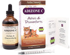 Amber NaturalZ Adizone C Herbal Supplement for Cats | Supports Healthy Inflammatory Response, Occasional Discomfort, and Normal Joint Function | Natural Aid for Active and Aging Felines