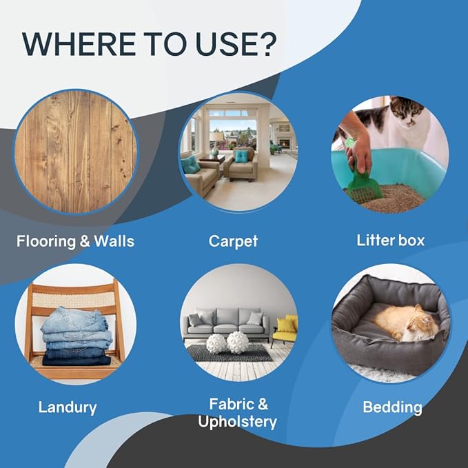 Thornell Cat Odor-off: Cat Spray Odor Eliminator - Pet Odor Eliminator for Home - Pet Urine Odor Eliminator Spray, 22oz