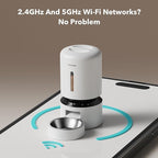 PETLIBRO Automatic Cat Feeder, 5G WiFi Automatic Dog Feeder with Freshness Preservation, 5L Timed Cat Feeders with Low Food Sensor, Up to 10 Meals Per Day, Granary Pet Feeder for Cats/Dogs