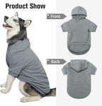 BINGPET Dog Hoodies - Fleece Lined Fall Dog Puppy Sweatshirt Soft Warm Sweater Winter Hooded Clothes for Small Medium Large Dogs & Cats