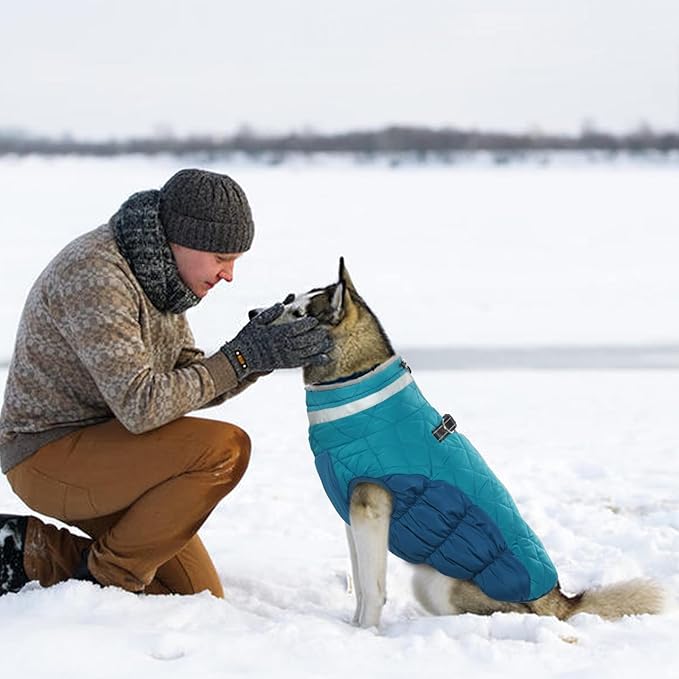 Dog Jackets for Large Dogs, Large Dog Winter Coat, Pet Cold Weather Coats, XXXL Pet Jacket with D-Ring, Waterproof Coat with Back Zipper,Snowsuit Labrador German Shepherd Doberman,XXXL