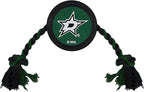 Pets First NHL Dallas Stars Puck Toy for Dogs & Cats. Play Hockey with Your Pet with This Licensed Dog Tough Toy Reward!