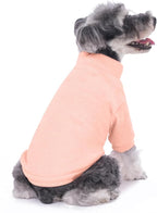 Dog Sweater, 3 Pack Dog Sweaters for Small Dogs Girl Boy, Ultra Soft Warm Puppy Clothes Dog Coat for Winter (Rose+Lt Pink+Lt Purple, X-Large)