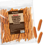 Afreschi Natural Turkey Treats Mini Bars – 16 oz, USA-Sourced Trukey, All-Natural, Hypoallergenic, Low-Fat, Healthy & Easily Digestible, Puppy & Training Snack