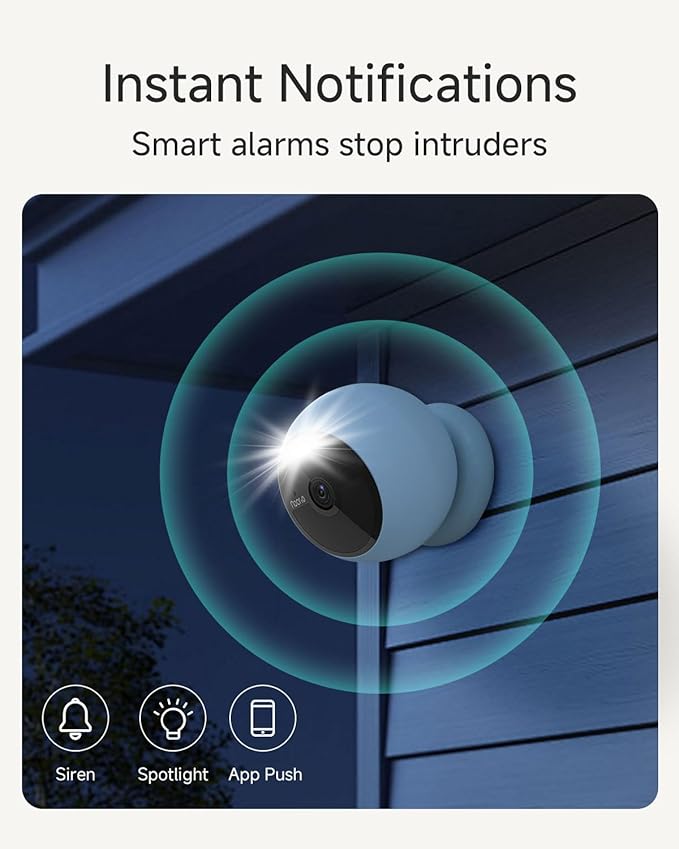 Noorio Security Cameras Wireless Outdoor/Indoor Magnetic, 2K Cameras for Home Security Battery Powered, AI Motion Detection 2.4G WiFi Security Camera Outdoor, Free Local Storage MagCam, B210-SE