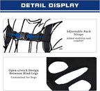 Dog Backpack Carrier - Spine-Friendly for Small to Midium Dogs (8-18 lbs), Horizontal Design Dog Carrier with Adjustable Back Straps,Legs-Out Comfort for Travel/Hiking/Cycling (Black, Size M)