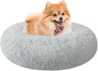 Cat Beds for Indoor Cats,24 Inch Dog Bed for Small Melium Large Dogs, Washable-Round Pet Bed for Puppy and Kitten with Slip-Resistant Bottom