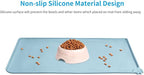 AUDWUD Silicone Waterproof Pet Feeding Mats,Anti Slip Bowl Pad,Dog Mat for Food and Water