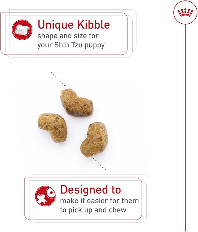 Royal Canin Breed Health Nutrition Shih Tzu Puppy Dry Dog Food, 2.5 lb Bag