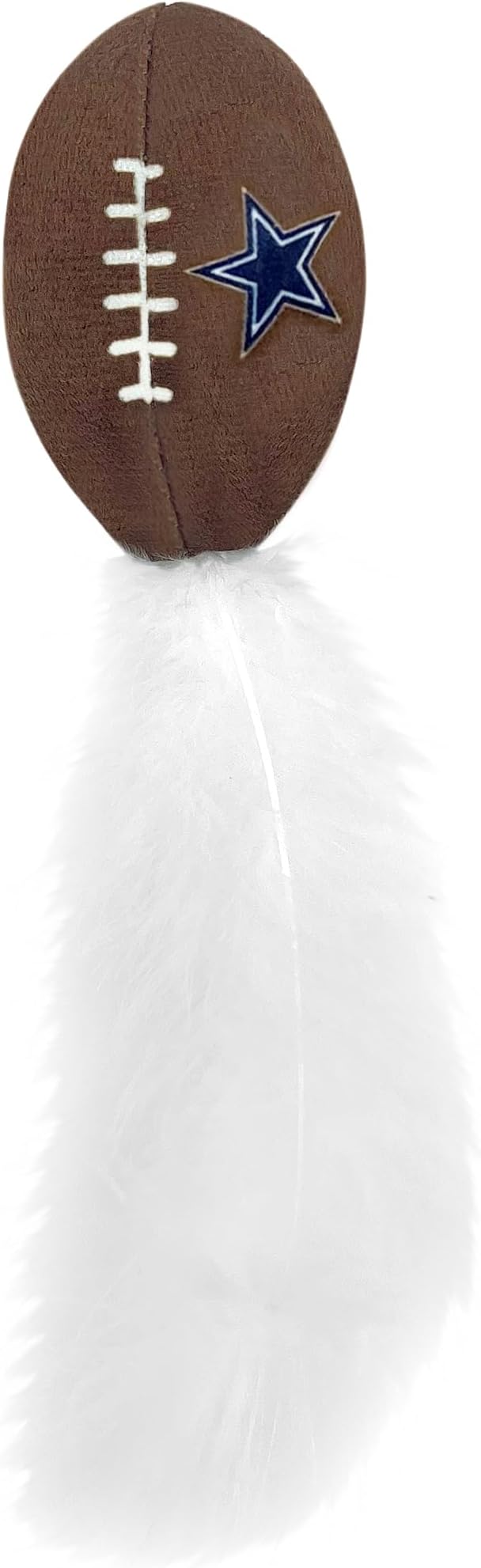 Best Plush CAT Toy - NFL Dallas Cowboys Complete Set of 3 Piece Cat Toys Filled with Fresh Catnip. Includes: 1 Helmet Cat Toy, 1 Football Cat Toy with Feathers & 1 Beer Bottle. Beautiful Team Logos