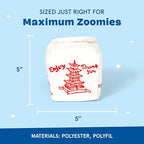 Barkbox Dog Toy 2 in 1 Interactive, Plush Exterior Material & Squeaker, Tearable Dog Toy with Squeaky Ball Inside, Ideal for Toy Destroyers - Andi's Dumpling, Large