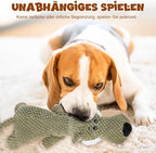 Indestructible Dog Toys,2025 New Dogs Plush Toy for Aggressive Chewers,Squeaky Durable Chew Toy for Indoor Pups Teething, Stuffed Toys for Small Medium Large Animals (A-Yellow)