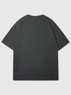 Verdusa Women's Lips Print Graphic Tees Y2k T Shirts Summer Crew Neck Vintage Going Out Tops