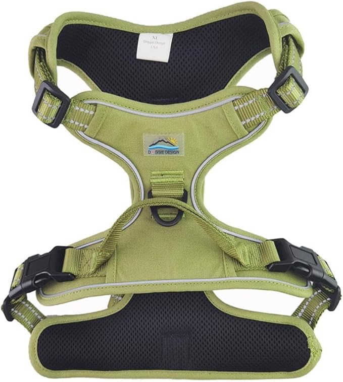 Doggie Design Venture Paw No Pull Dog Harness - Simple Adjustable Puppy Harness - Anti Pull Dog Collar for Walks and Outdoor Adventures - Aspen, S