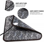 Pet Heating Pad Turn Any Pet Bed Into a Heated Pet Bed Indoor Adjustable Heated Cat Bed Mat for Cats Dogs Waterproof Pet Warmer Mat with Chew Resistant Cord(17.7" x17.7)