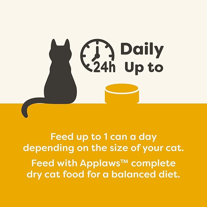 Applaws Natural Wet Canned Cat Food, Limited Ingredient, Protein with No Artificial Additives, Chicken Breast & Tuna Fillet in Broth (24 x 5.5oz Cans)